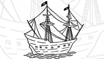 Le bateau de pirates