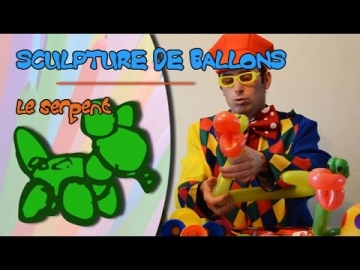 Faire un serpent en sculpture de ballons