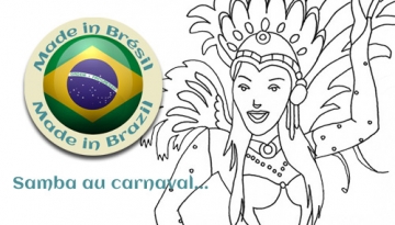 Danseuse brésilienne de Samba